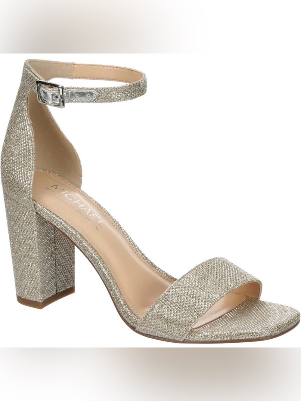 MICHAEL By MICHAEL SHANNON Stella Open-Toe Block-Heel. Size 7